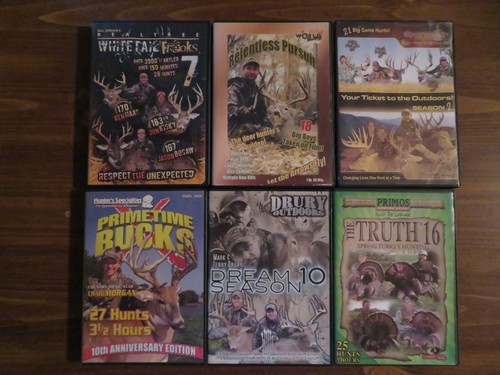 Hunting deer dvd lot - 6,