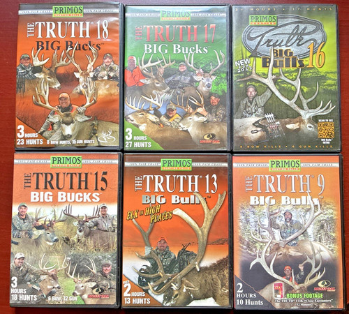 Hunting deer dvd lot primos - lot,